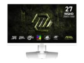 MSI、200Hz/WQHD対応の白色27型ゲーミングモニターなど3機種
