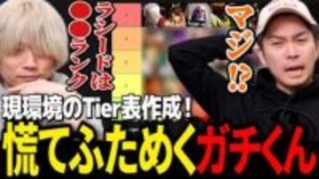 ガチくんに! 第412回切り抜き公開「スト6現環境のTier表作成！ラシードを高評価するぷげらに対してささやかな抵抗を見せるガチくん」