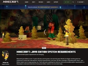 Java版「マイクラ」システム要件、メモリ2GBから8GBに引き上げ