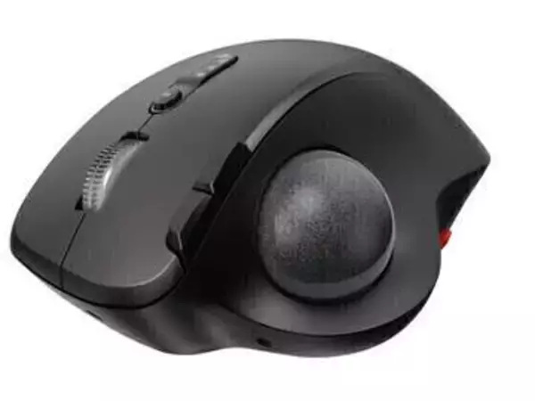 バッファロー初のトラックボール「BSTBB700X」、3台切替と静音が特徴