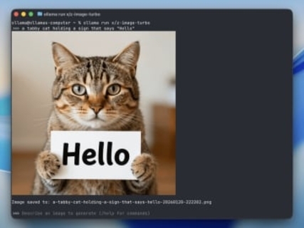ローカルLLMのOllamaが画像生成に対応
