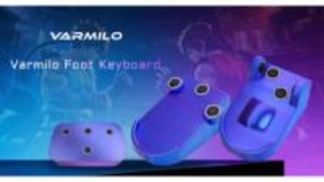 手が足りないなら踏めばいい。足用キーボードがVarmiloから