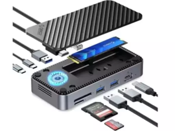 SSDまでイケる10ポートの高機能ドック。今なら5千円強の割引中