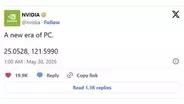 NVIDIA製Windows向けCPUついに登場か。関連3社が意味深な投稿