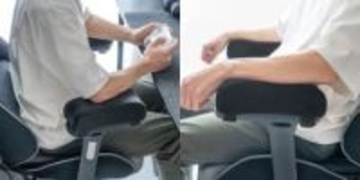 いつものチェアをワンランクアップ、後付けできるアームレスト。サンワサプライ