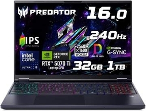Core Ultra 9とRTX 50を1台に。日本エイサーの16型ゲーミングノート