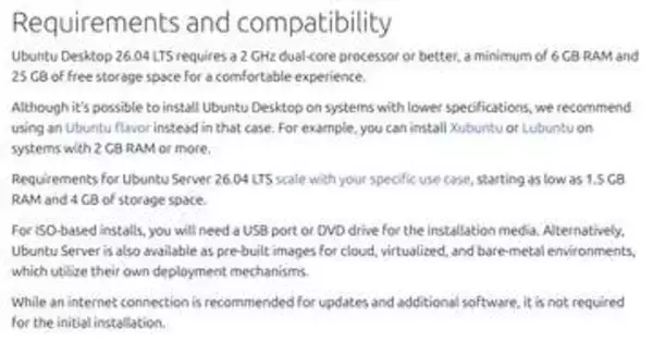 【やじうまPC Watch】Ubuntu 26.04 LTS、メモリ6GB要件で「Windows 11より多い」と話題