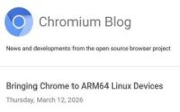 Google、ARM64 Linux版「Chrome」提供へ。DGX Spark対応も視野