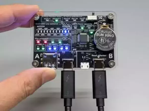【やじうまミニレビュー】「これ充電遅い」を3千円台で解決。お手軽USBケーブルチェッカーを検証