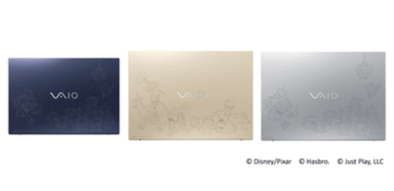 ディズニーコラボのVAIO F14/F16に「トイ・ストーリー」モデル登場