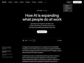 AIが職場の活動範囲をどう広げているか、OpenAIが調査を公表