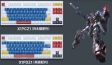 Z/逆シャアコラボのREALFORCE登場。ガンダム感あふれるゲーミングキーボードに