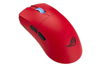 ASUS、プロゲーマー共同開発のゲーミングマウスにラヴァレッド色追加