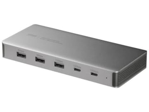 2系統の4K/60Hz出力と85W給電が可能なUSB Type-Cドック