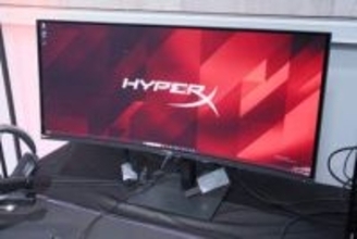 HyperX、新型QD-OLEDの34型ウルトラワイドモニターやラピトリ対応キーボードなど投入