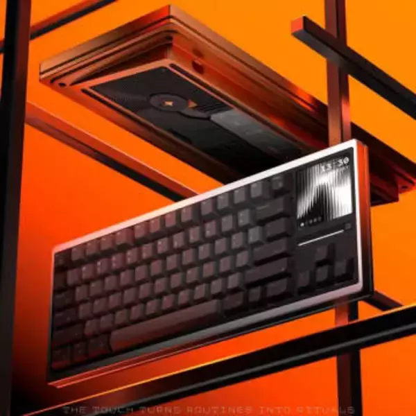 3.4型タッチディスプレイ搭載の80%キーボード「MASS 80」