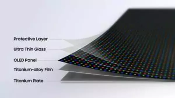 次世代折りたたみGalaxy、チタンで折り目が目立ちにくい新技術