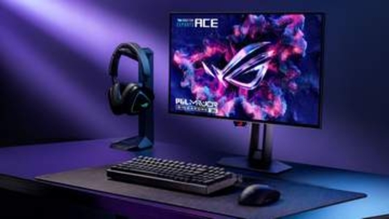 プロ定番24.5型TN液晶の乗り換え狙う、ASUSのOLEDゲーミングモニター