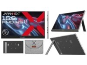 JAPANNEXT、10点タッチ対応の15.6型モバイルモニター