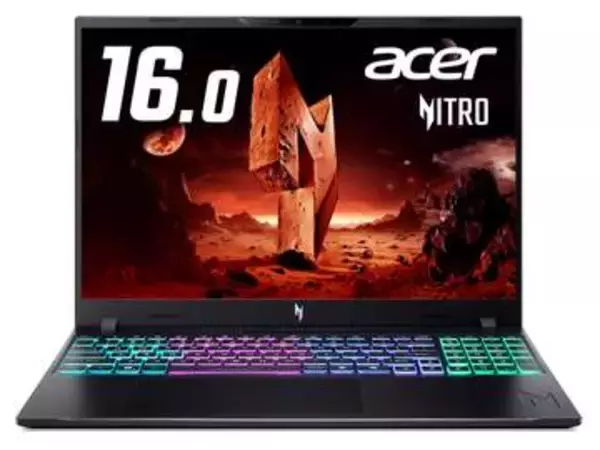 RTX 5050～5070搭載の16型ゲーミングノート「Nitro V 16 AI」