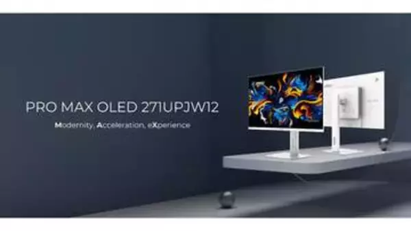 世界初のインクジェット印刷OLED、MSIが27型4K/120Hzモニター