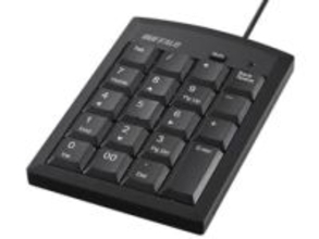 バッファロー、NumLock非同期設計のUSBテンキー