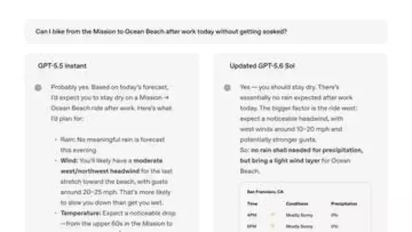 ChatGPT、無料プランもテキストチャットが無制限に。GPT-5.6 Solも改善