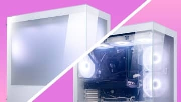 マウス、ボタン1つでガラスの透明/不透明を切り替えられるゲーミングPC