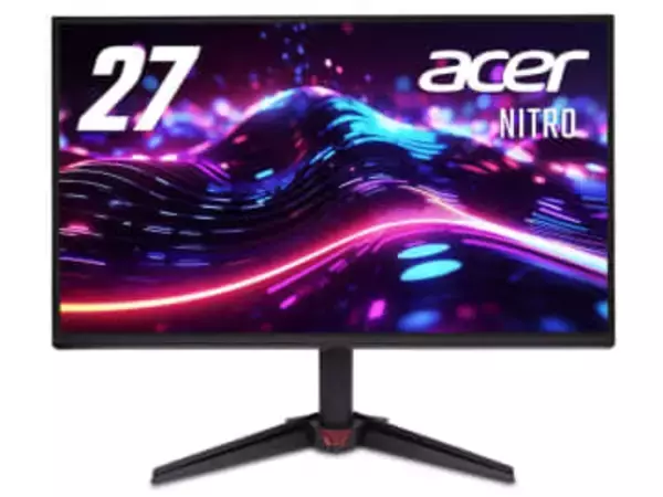 日本エイサー、27型WQHDと21.5型フルHDのゲーミングモニター2機種