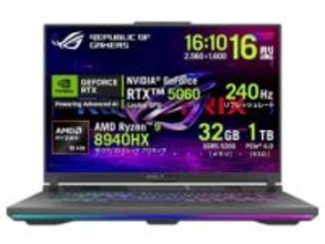 【本日みつけたお買い得品】ASUSのGeForce RTX 5060/Ryzen 9搭載ゲーミングノートが3万円オフ