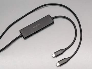 【やじうまミニレビュー】充電用Cケーブルがハブに合体！エレコムの“神アイテム”は本当に使えるか試してみた