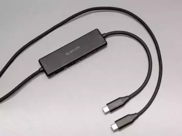 【やじうまミニレビュー】充電用Cケーブルがハブに合体！エレコムの“神アイテム”は本当に使えるか試してみた