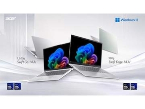 日本エイサー、Core Ultraシリーズ3搭載で薄型軽量な14型モバイルノート