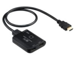 サンワサプライ、ダウンスケール機能で4KとフルHDを同時に出力できるHDMI分配器