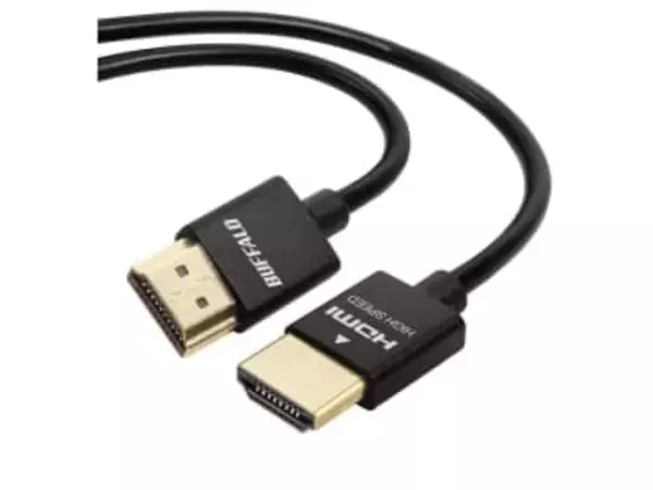 【本日みつけたお買い得品】バッファローのHDMIケーブルがタイムセール中。DP 2.1ケーブルも割引に