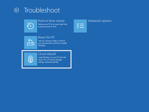 OS起動不能でも大丈夫、Windows 11新機能「クラウドリビルド」がInsiderで提供