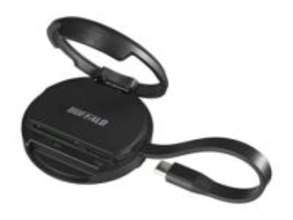 バッファロー、データ転送と95W給電が同時にできるカードリーダー
