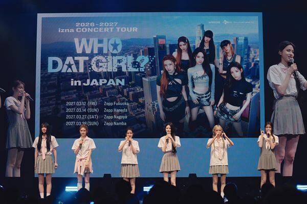 izna、期待と歓喜に包まれた日本デビューショーケースを開催！待望の日本ツアー開催発表に会場は熱狂の渦へ【オフィシャルレポート】