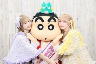 『映画クレヨンしんちゃん』FRUITS ZIPPER 仲川瑠夏＆早瀬ノエルが応援隊に就任　インタビューも公開