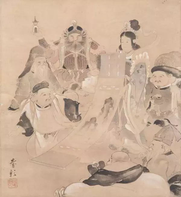 道教や仏教にまつわる多彩な神仏が一堂に『人々を援け寄り添う神と仏―道釈人物画の世界―』大倉集古館で