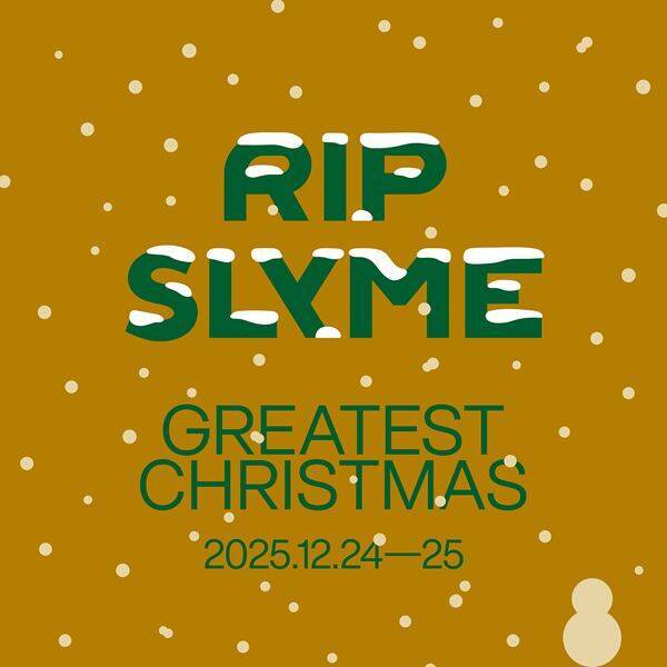 RIP SLYME、クリスマスだけの特別ステージ『GREATEST CHRISTMAS』12月25日公演の生配信が決定　視聴チケット販売開始！