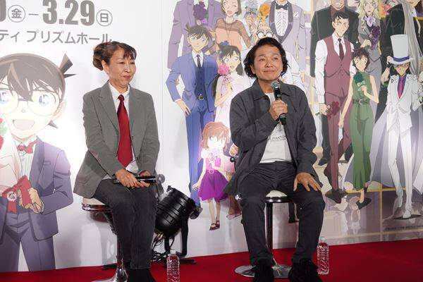 青山剛昌「まだまだ面白いことを考えている」　TVアニメ『名探偵コナン』放送30周年展の開幕記念セレモニーに出席