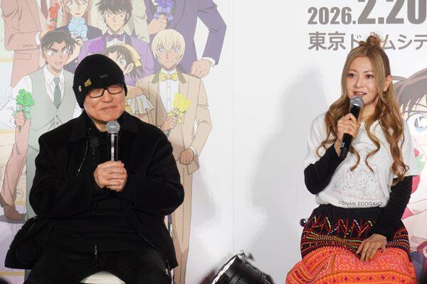 青山剛昌「まだまだ面白いことを考えている」　TVアニメ『名探偵コナン』放送30周年展の開幕記念セレモニーに出席