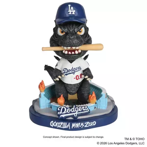 ドジャース×『ゴジラ-0.0』コラボ！ 先着4万名に限定ボブルヘッド配布の特別ナイト開催
