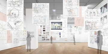 『劇場アニメ ルックバック展』1月16日から　“作画トンネル”や名シーンの再現展示も