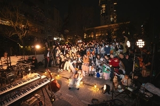 にしな、アルバム『日々散漫』リリース記念！渋谷の路上でフリーライブ開催！大勢の観客を前に「泣いちゃいそうです」【オフィシャルレポート】