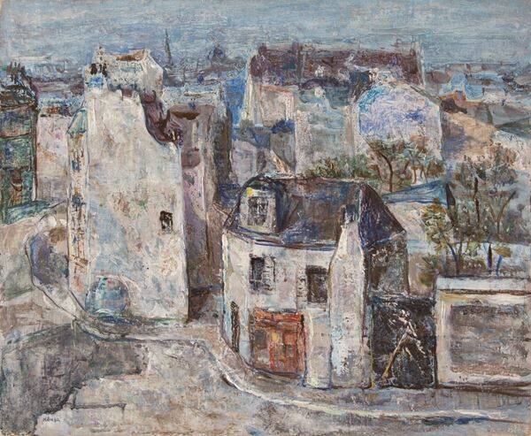 目黒ゆかりの画家、岡田謙三の個展が目黒区美術館で　2メートル超の大作が織りなす「幽玄」の世界を体感