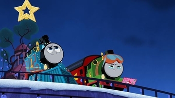 『きかんしゃトーマス』初のクリスマス映画より、パーシーが歌う劇中歌「クリスマスだからおねがい」映像公開