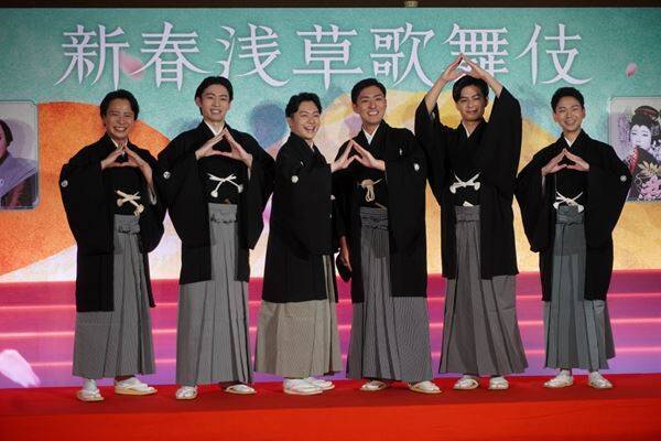 中村橋之助「幸せを力に」 妻役の鶴松からはライバル宣言？「新春浅草歌舞伎」製作発表記者会見