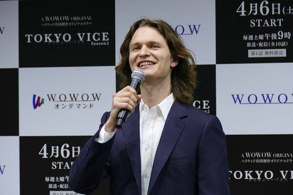 アンセル・エルゴート「東京は第二の故郷」　渡辺謙とともに『TOKYO VICE Season2』をアピール